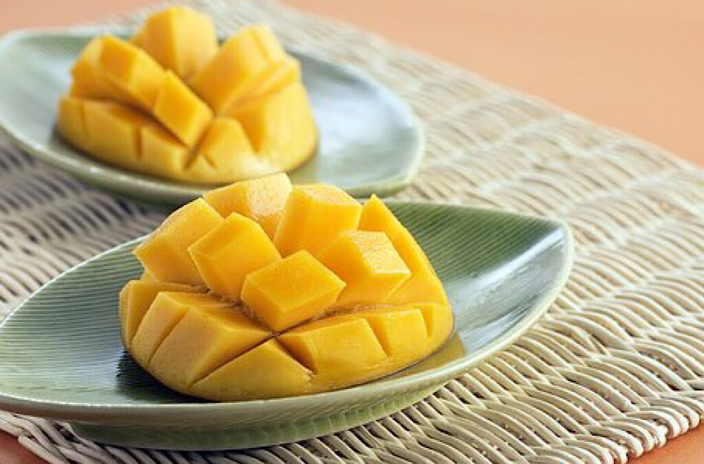 Mango sorbetijs een prima dorstlesser